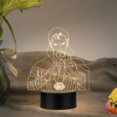 3D Illusion Doctor strange Led Night Lamp with Warm White Color Gift For Avengers Lover